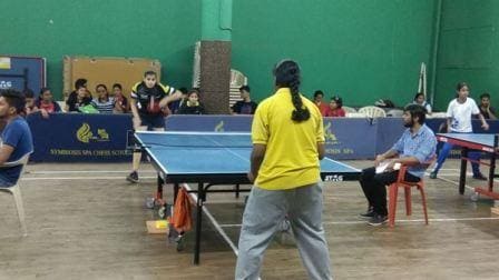 Samruddhi Anant Kulkarni U 17 girls Divisional level Table Tennis match at Pune