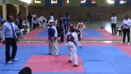 Sanket Arjun Surwase U 17 Boys Divisional level Teakwondo competition at Pune 2018-19