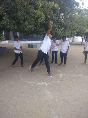 XI & XII std Field event Inter College competition