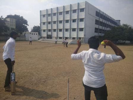 	XI std Vs XII std Inter College Cricket match 2019-20
