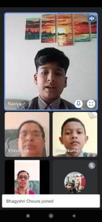 Vegetable Awareness Programme Virtual Event celebrated by Std. III