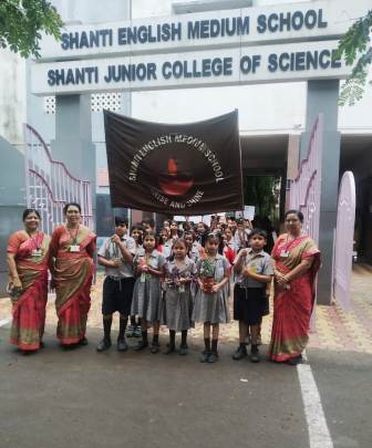 Rally - 'Plant Tree Save Tree' by III std. on 20.07.23