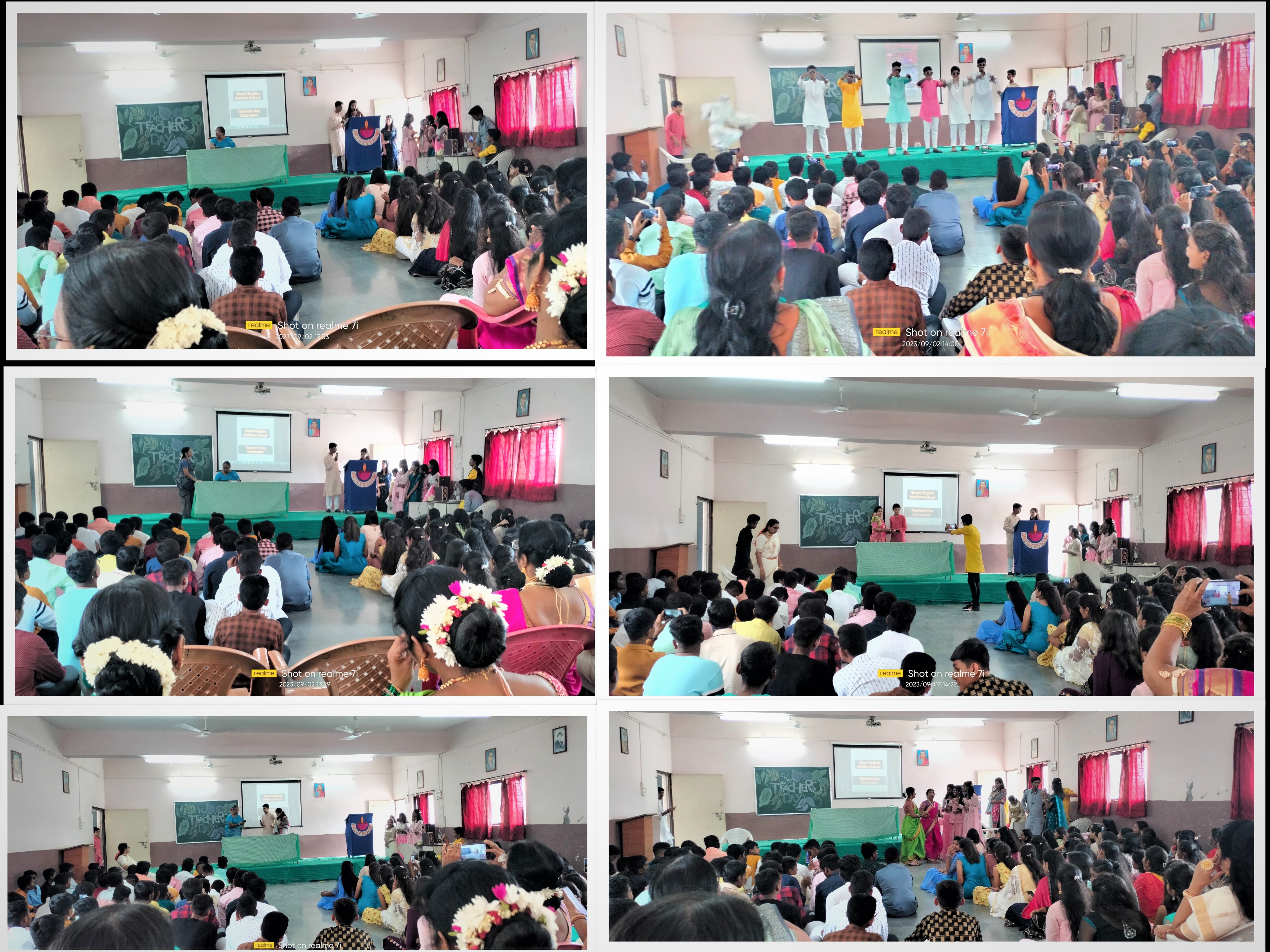 Teachers Day Celebration by X std. students on 02.09.23