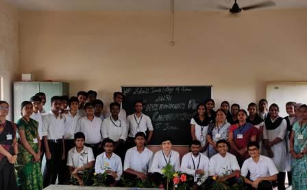 Environment day celebrated by XII std. on 05.06.22