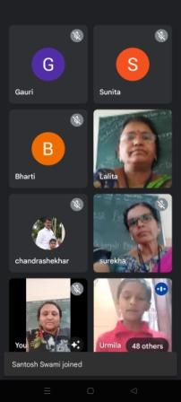 Fruit Awareness Programme virtually held on 3.03.22