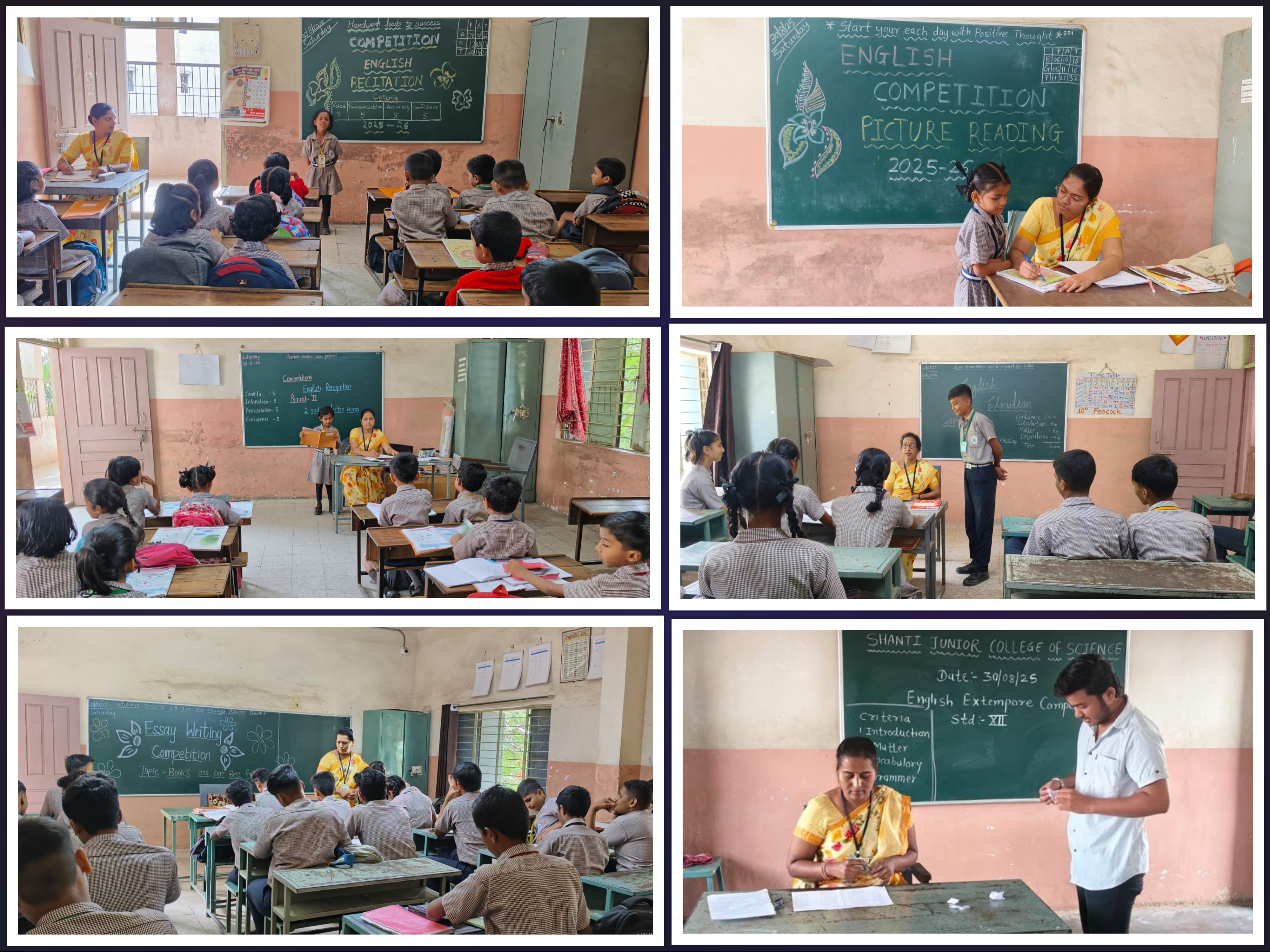 School's Internal English Competition on 30.08.25