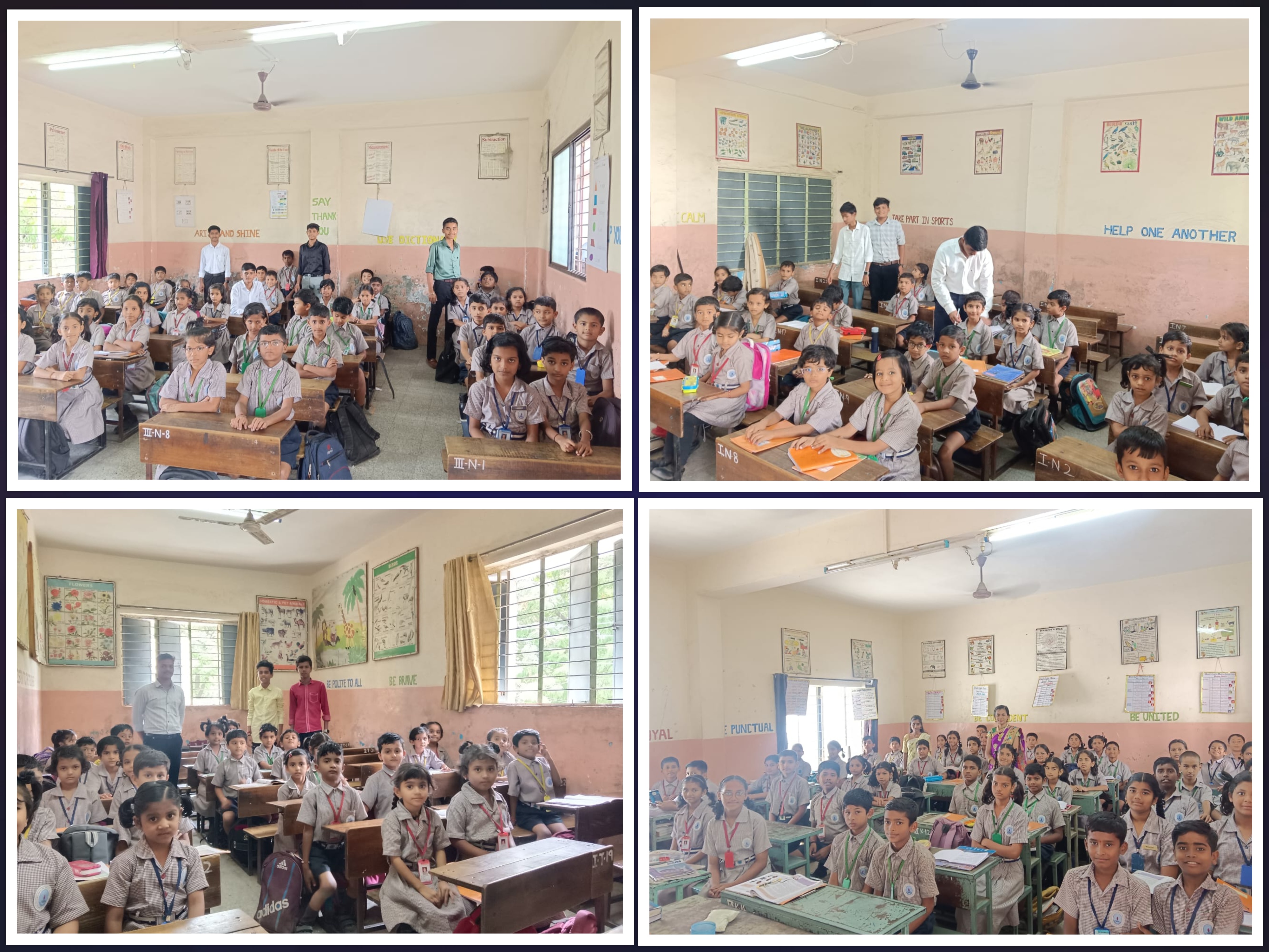 "Hamara Vidyalay Hamara Abhiman" Oath taken by all students and teachers on 04.09.25
