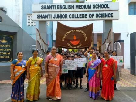 	Rally - 'Ban on plastic' by VI std. on 29.07.22