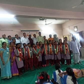 Inter school Singing Competition organaized by south solapur panchayat samiti on 12.08.22 on the occasion of 75th anniversary of Indian Independence day
