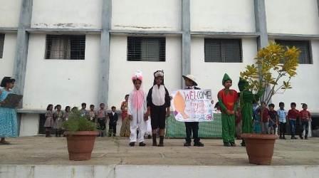 English day celebrated by I std. on 05.08.22