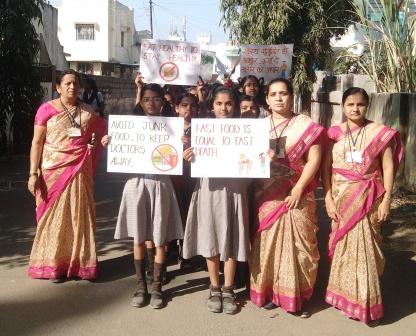 Rally - "Avoid Junk Food" by V std on 09.12.22