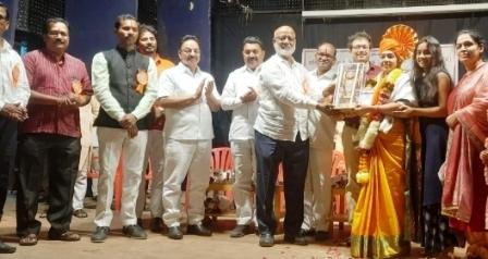 Mrs. Jagadevi Bharama art teacher of our school got District level Best Art Teacher Award by Solapur District Educational Art Teachers Union, on 11.12.22