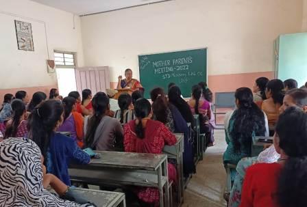 Mother Parent Meeting - I of all classes conducted between 14.12.22 to 19.12.22