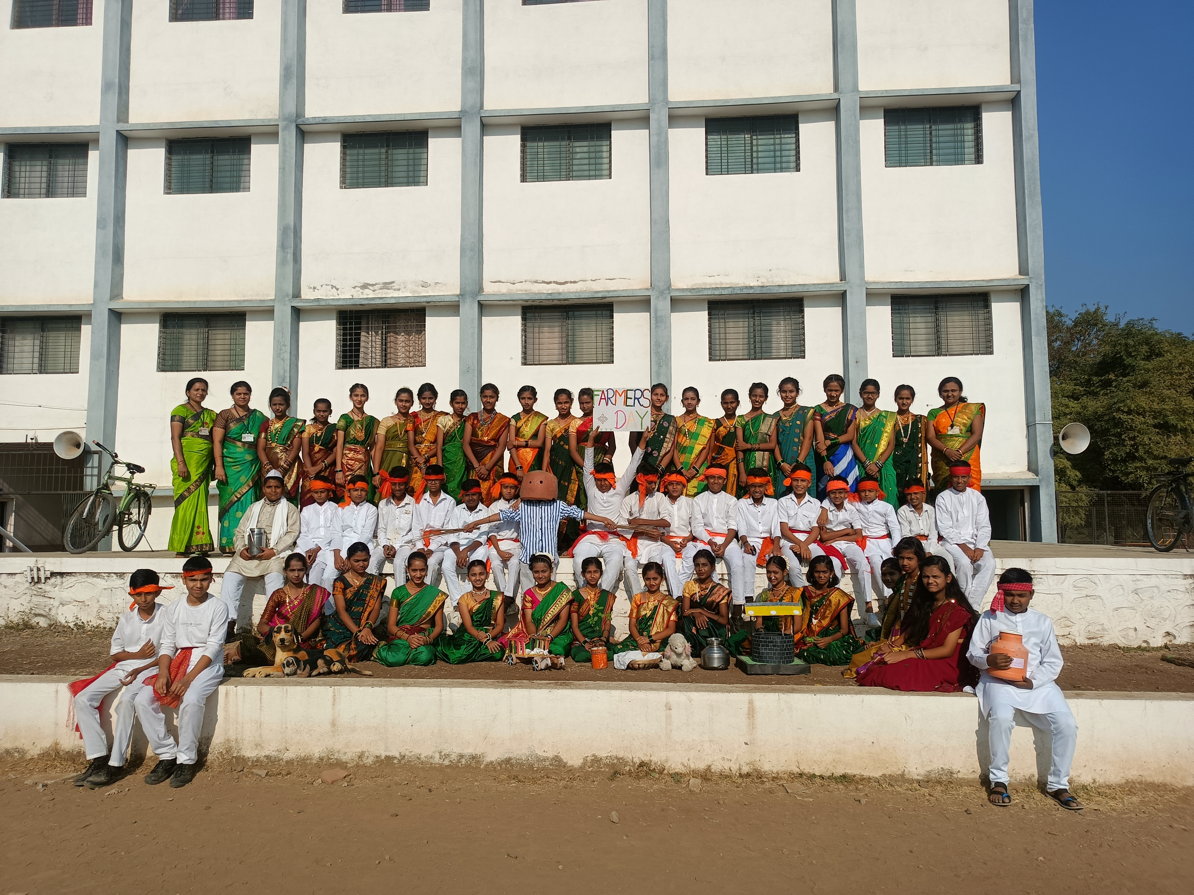 Farmers Day celebration by VII std on 26.12.22