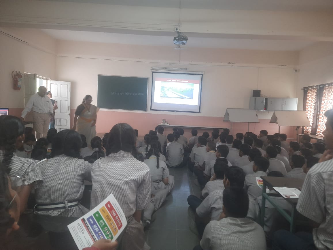 Career guidance seminar arranged for X std. students on 24.11.23