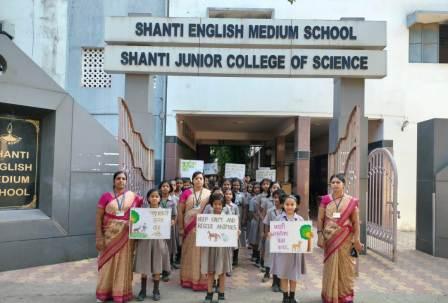 Rally - 'Save Animals' by IV std arranged on 30.12.22