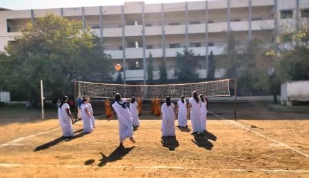 House-wise Throwball & Cricket Competition arranged for Teachers on 06.01.23 & 09.01.23. Winner of Cricket - Red House, Winner of Throwball - Blue House.