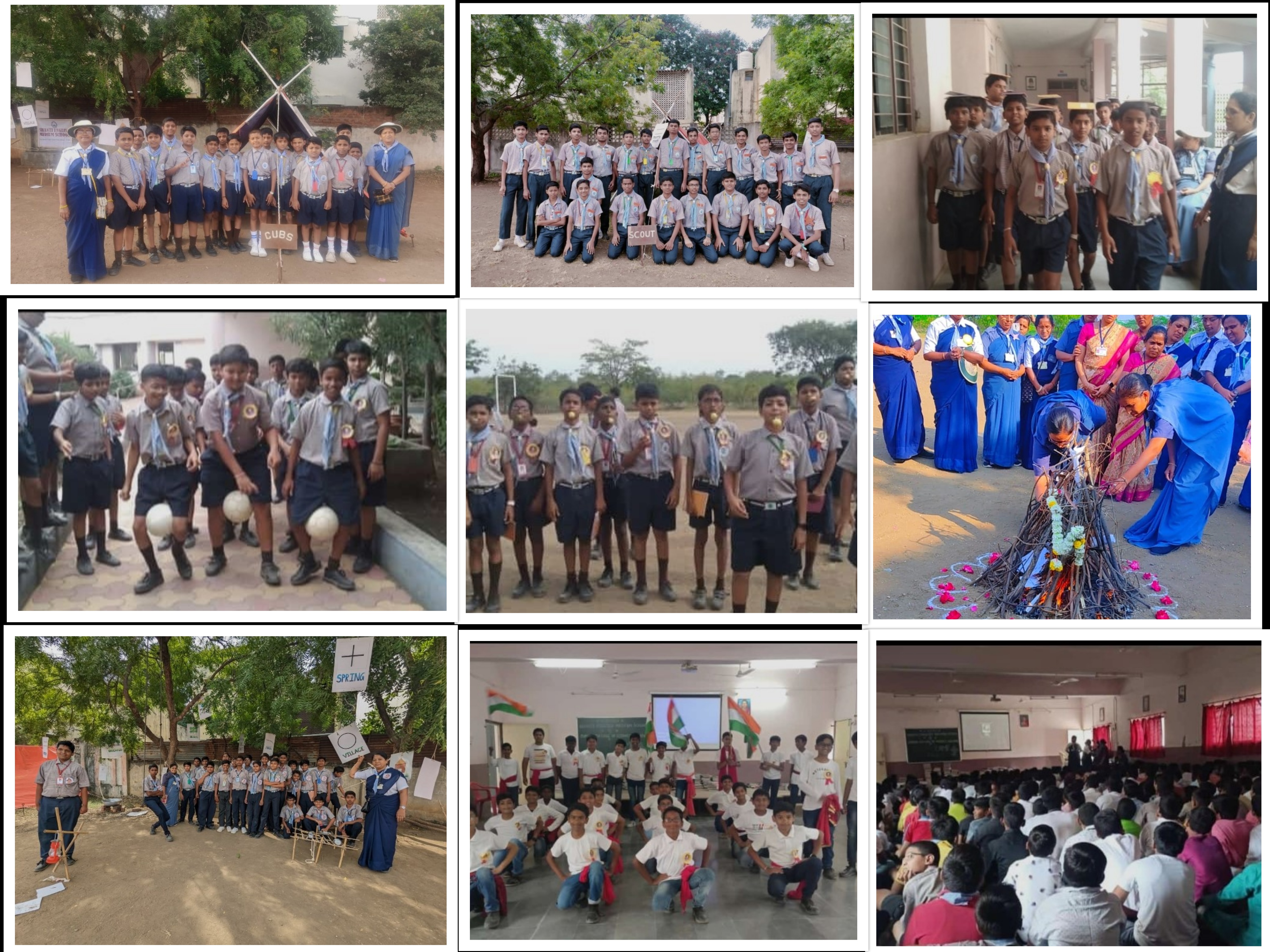 Scouts & Cubs camp held on 04.12.23
