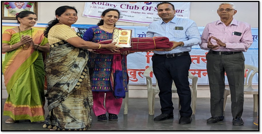 Our school got first prize in Yoga competition for highest number of participants on 25.12.23