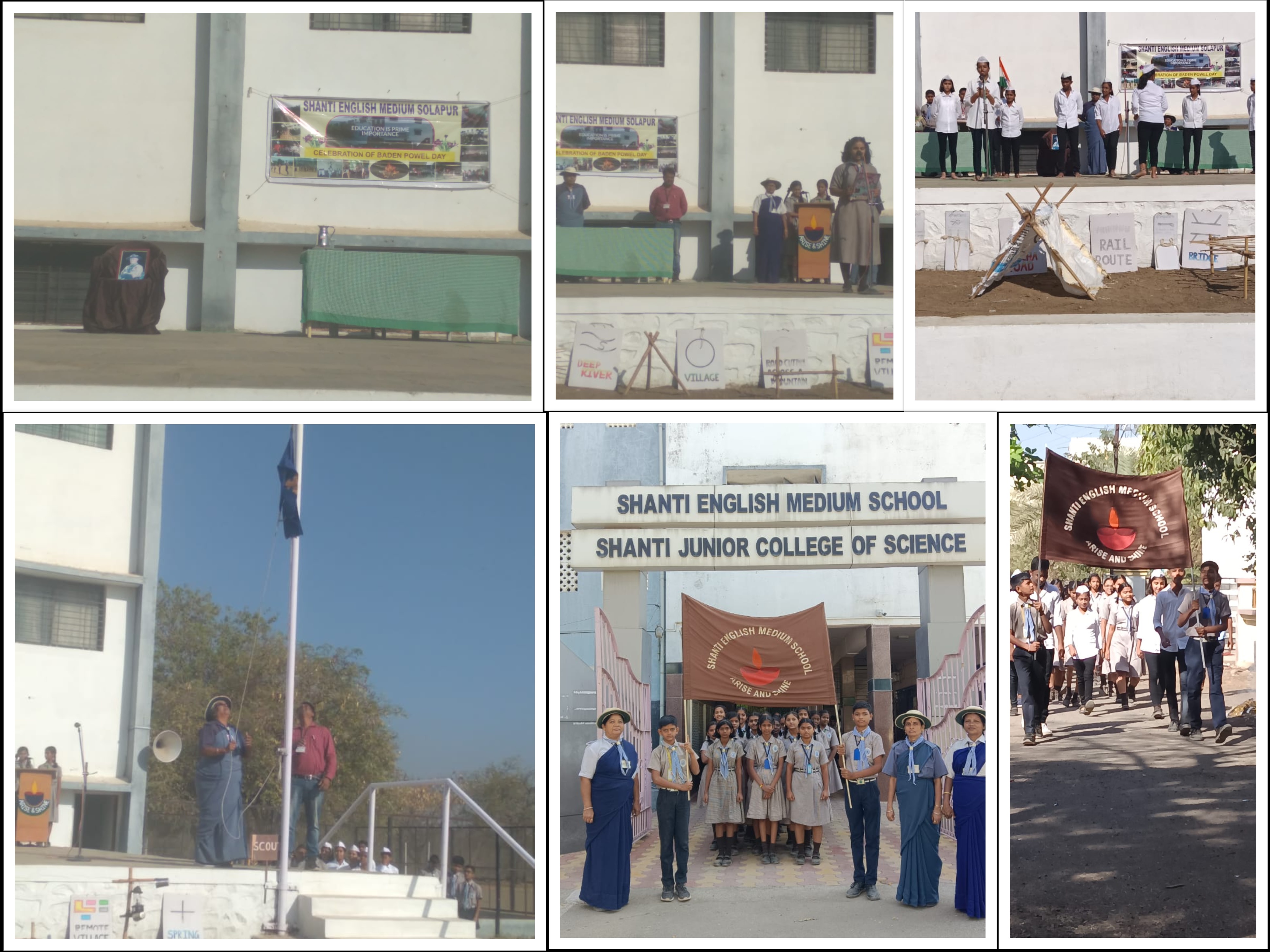 Baden Powel Day celebrated by VIII std. on 22.02.24