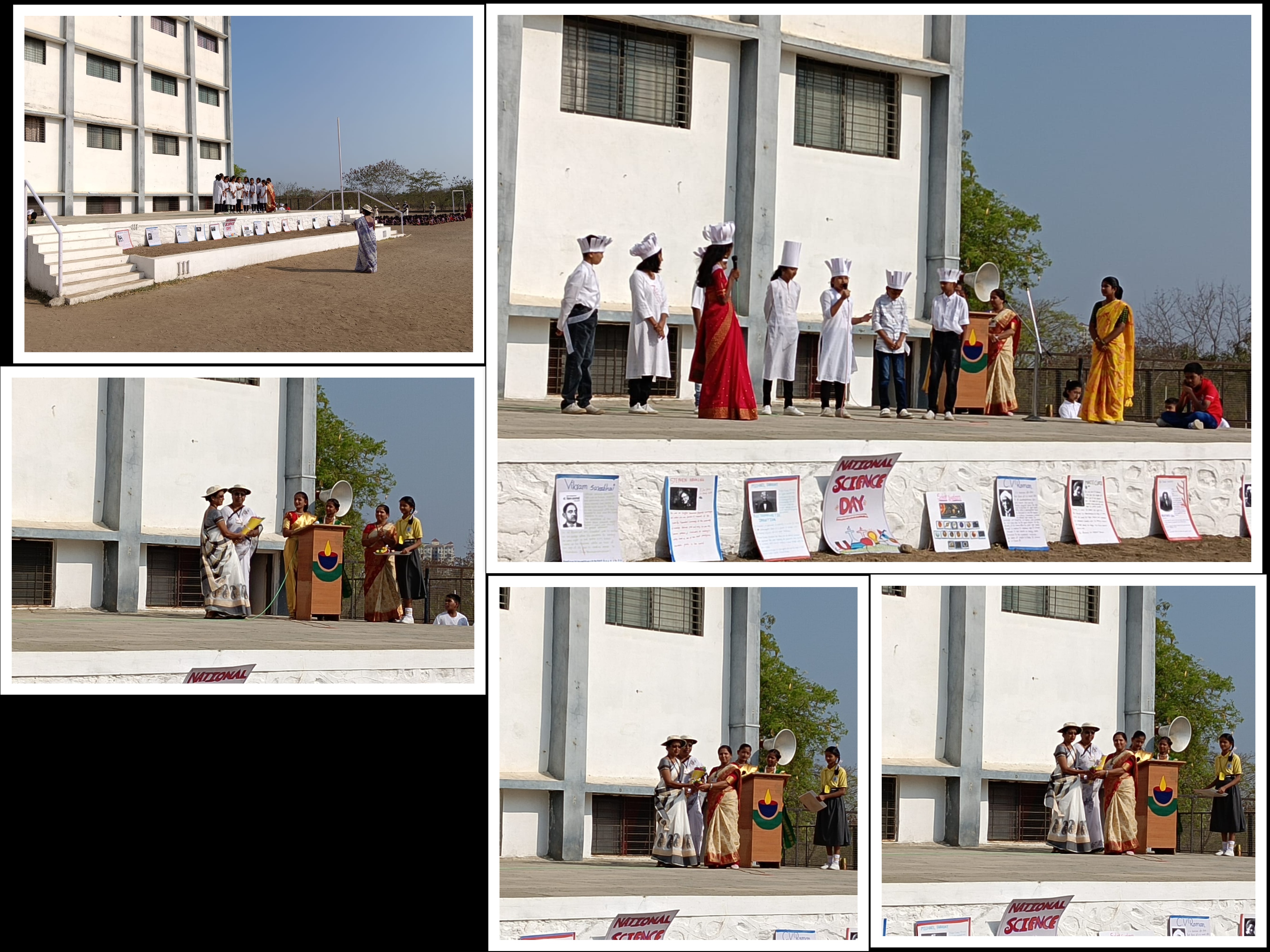 National Science Day celebrated by VI std. on 26.02.24
