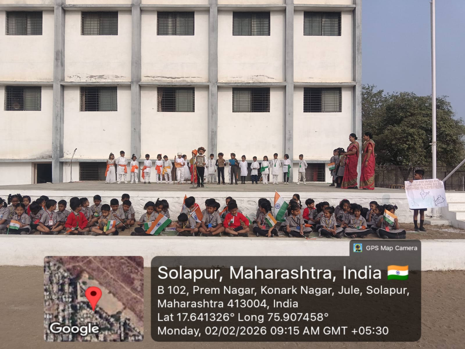 Martyr's day celebrated by I std. on 03.02.2026