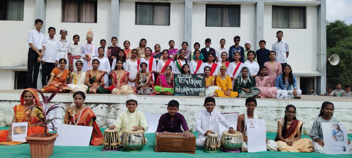 Hindi Day celebrated by VII std. students on 06.09.24