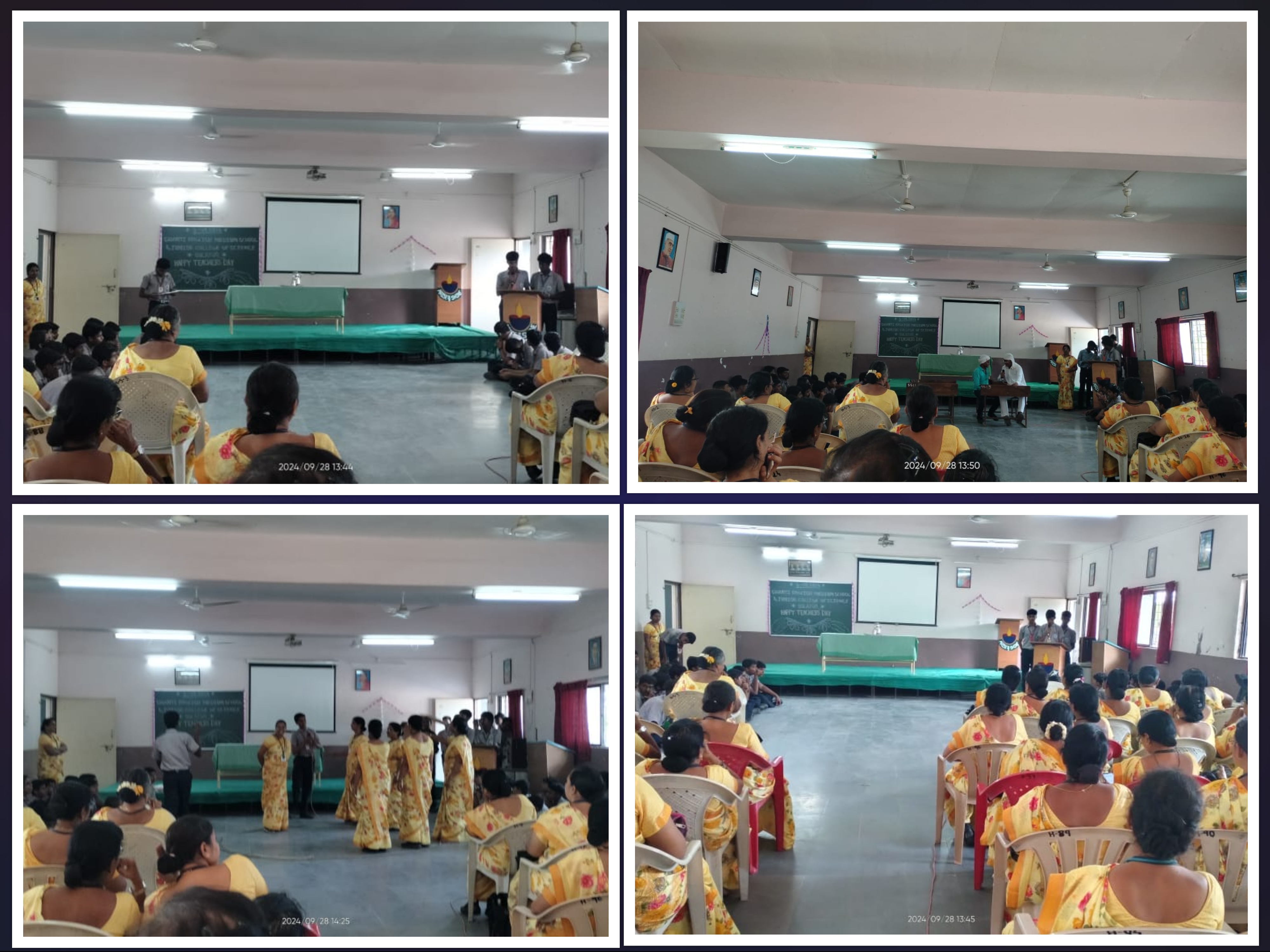 Teacher's Day celebration by boys on 28.09.24