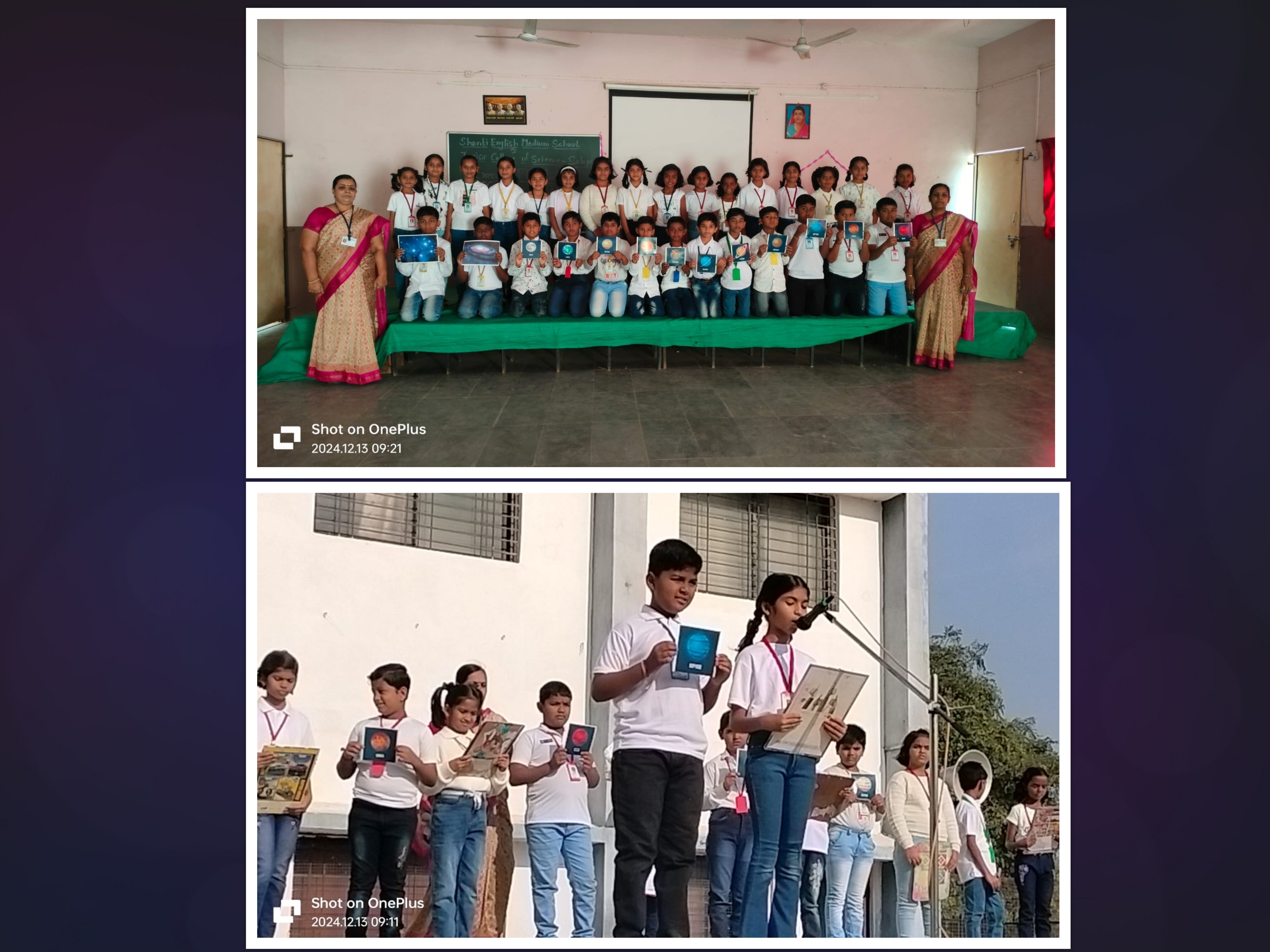 Geography day celebrated by IV std. on 13.12.24