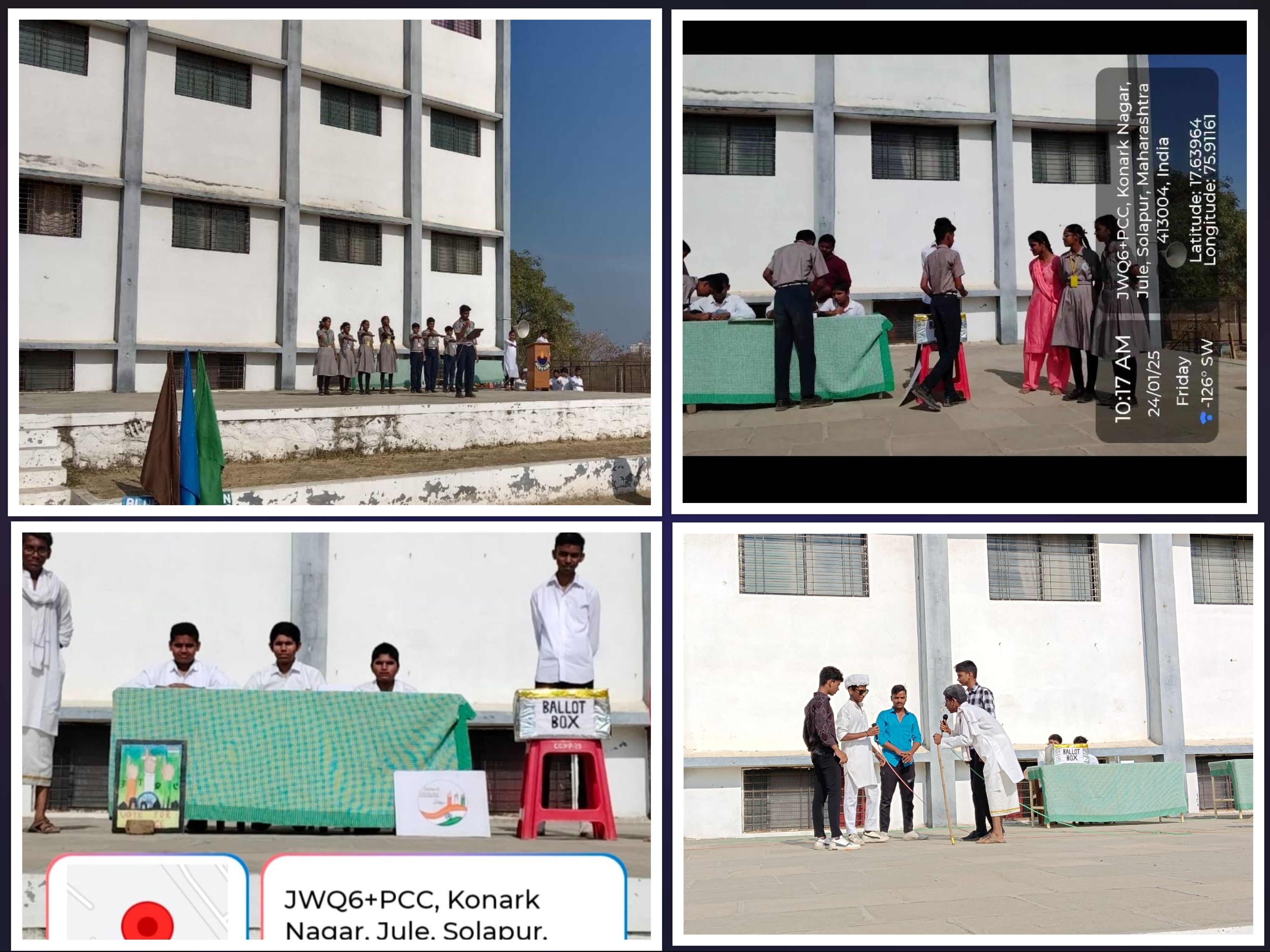 	National Voters day celebrated by IX std. on 24.01.25